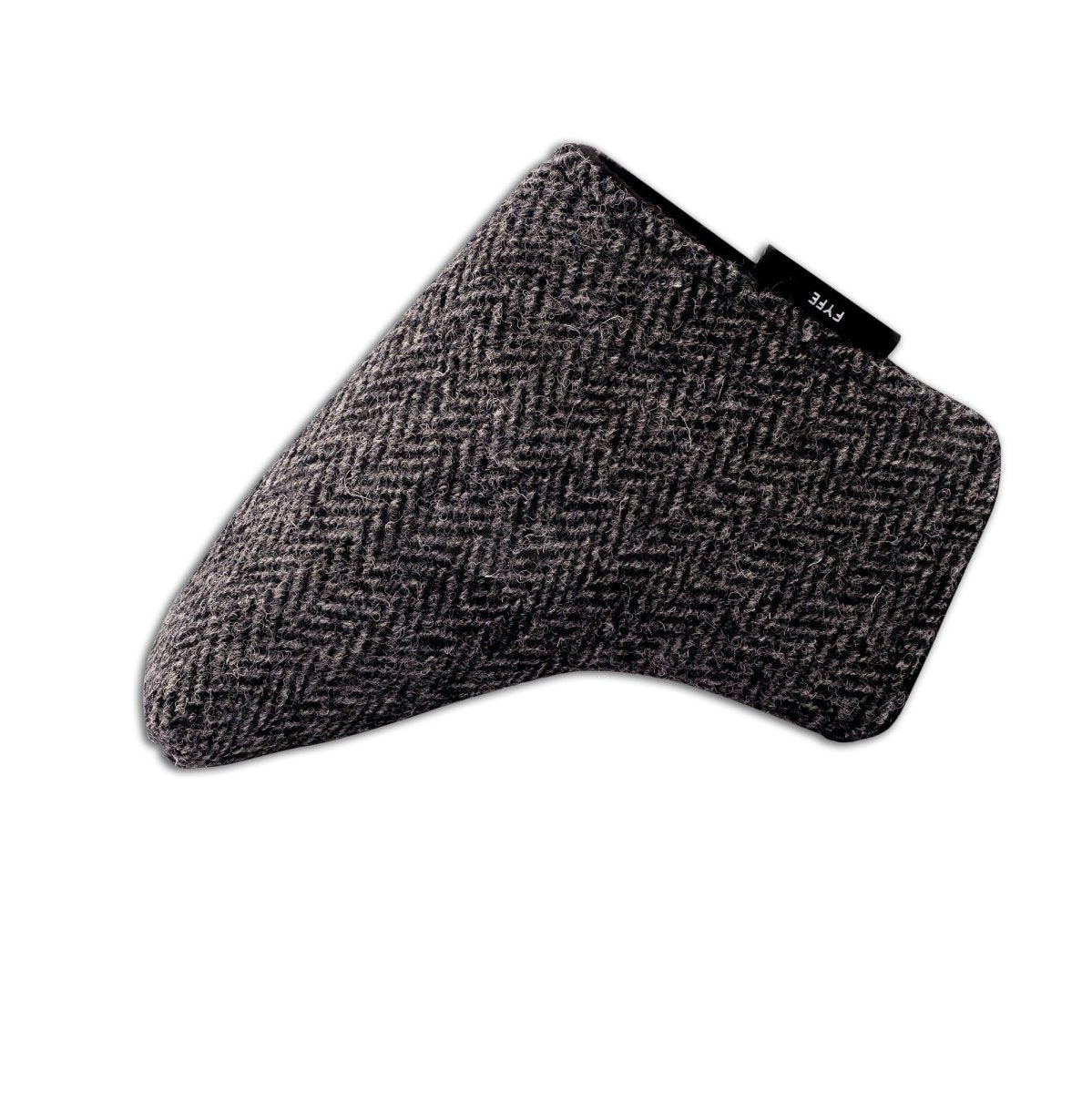 Modern Herringbone Harris Tweed Blade Putter Cover - Fyfe Golf