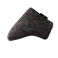Modern Herringbone Harris Tweed Blade Putter Cover - Fyfe Golf