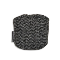 Modern Herringbone Harris Tweed & Leather Mallet Putter Cover - Fyfe Golf