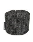 Modern Herringbone Harris Tweed & Leather Mallet Putter Cover - Fyfe Golf