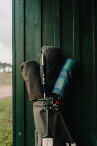Outlander Waxed Canvas & Harris Tweed Headcover - Fyfe Golf
