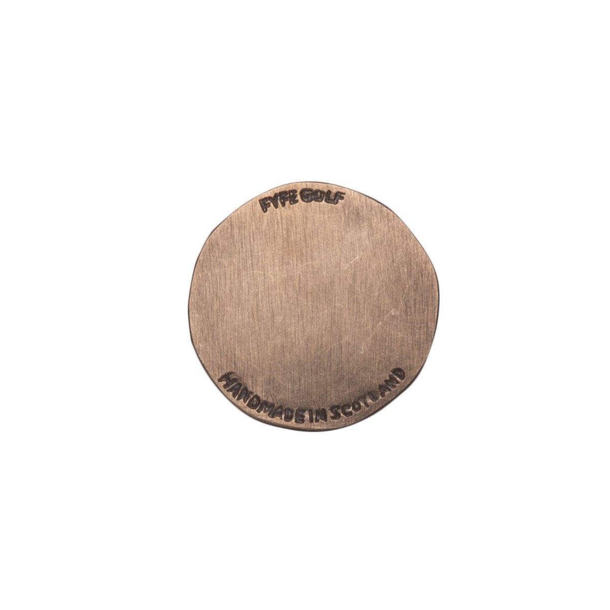 Shooters Club Monogram Bronze Hand Forged Ball Marker - Fyfe Golf