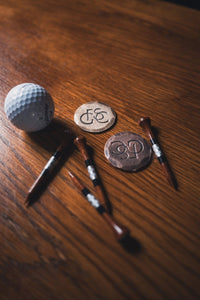 Shooters Club Monogram Bronze Hand Forged Ball Marker - Fyfe Golf