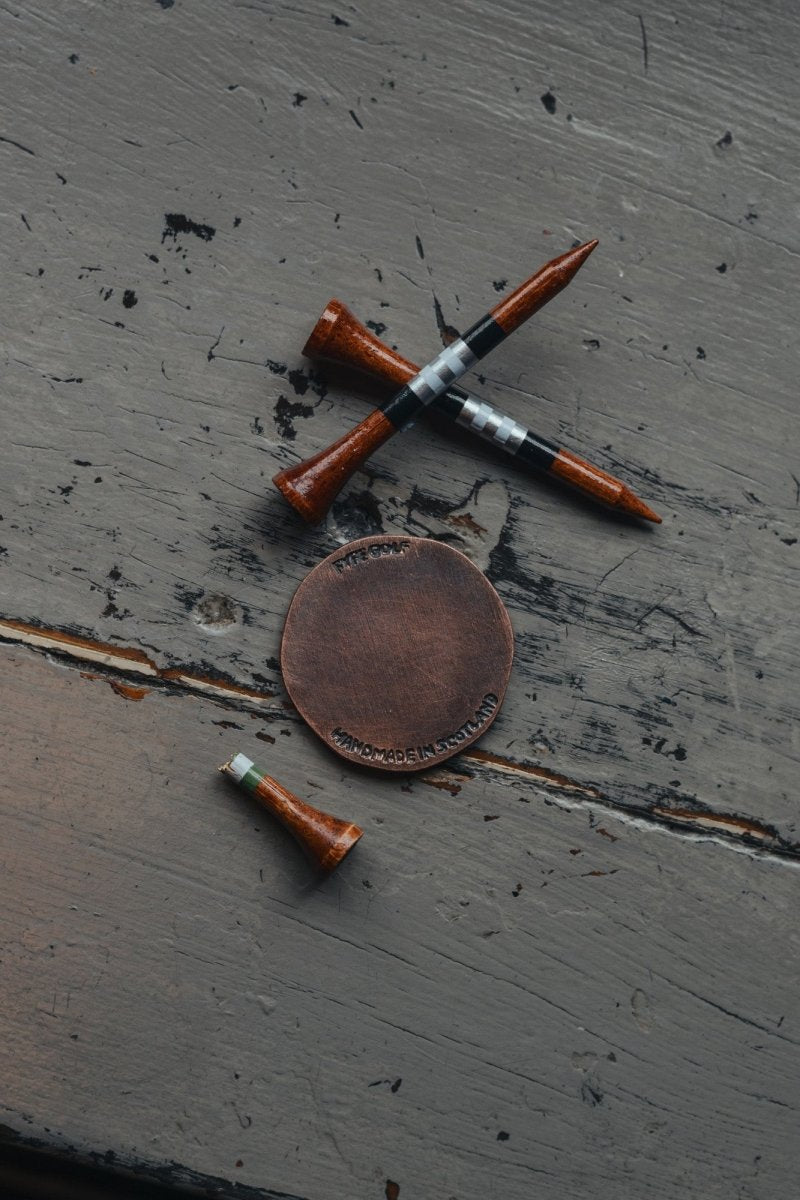 Shooters Club Monogram Copper Hand Forged Ball Marker - Fyfe Golf