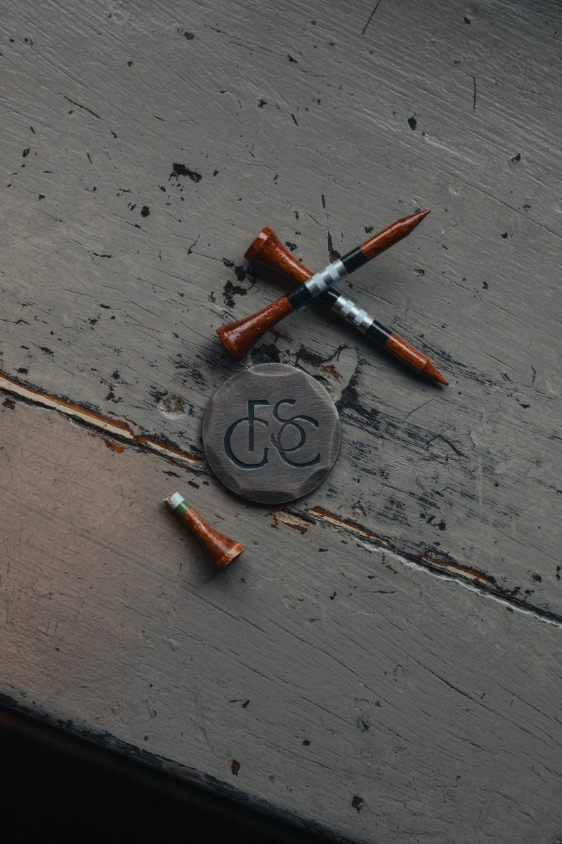 Shooters Club Monogram Steel Hand Forged Ball Marker - Fyfe Golf