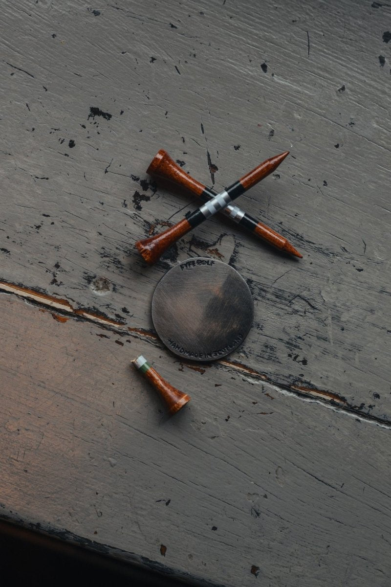 Shooters Club Monogram Steel Hand Forged Ball Marker - Fyfe Golf