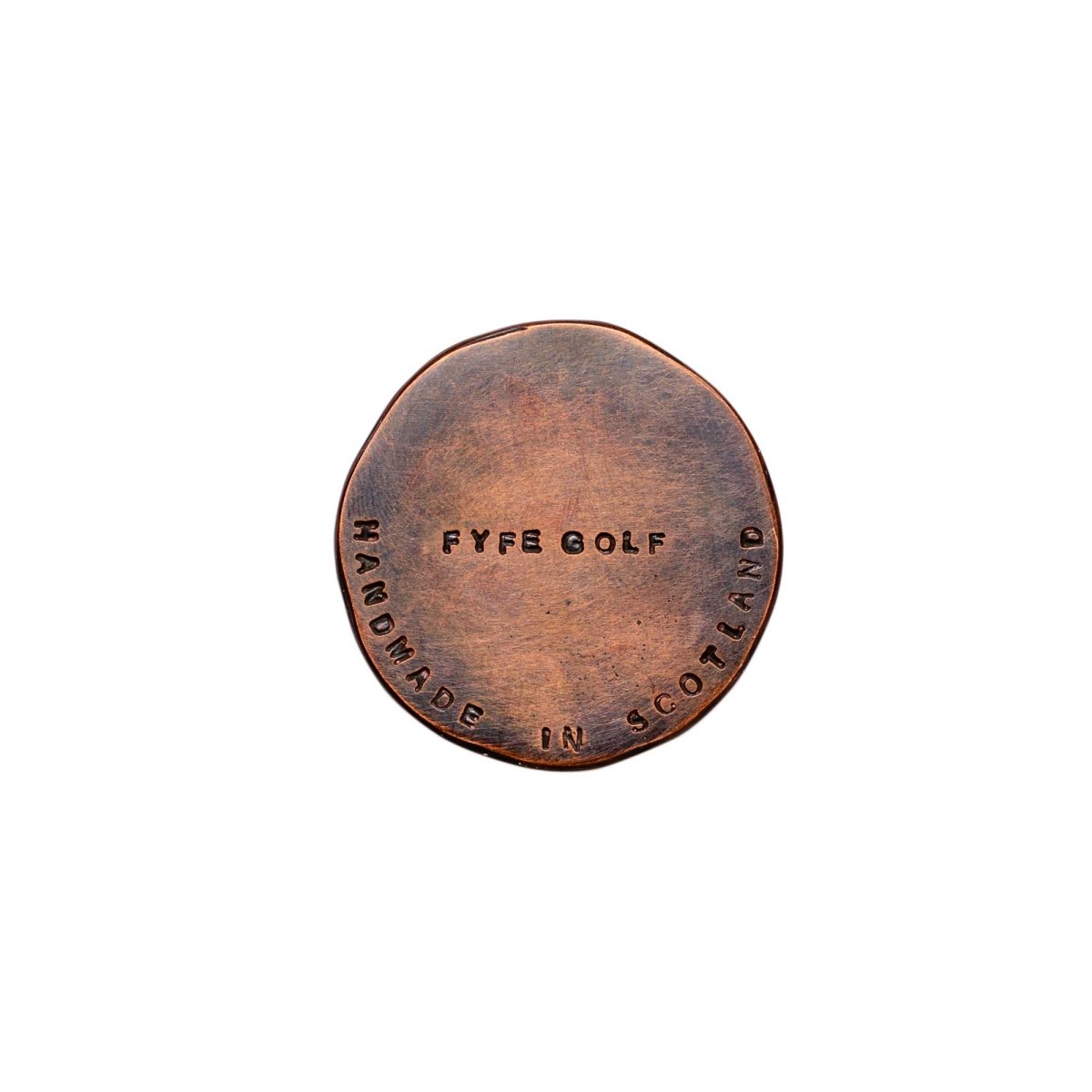 The Brave Copper Hand Forged Ball Marker - Fyfe Golf