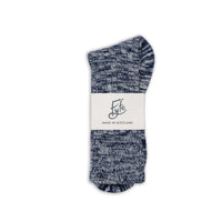 The Glen Merino Wool Socks - Navy/Mid Grey/Ecru - Fyfe Golf