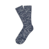 The Glen Merino Wool Socks - Navy/Mid Grey/Ecru - Fyfe Golf