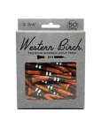 Western Birch x Fyfe Premium Bamboo Stripped Golf Tees - Model Tee