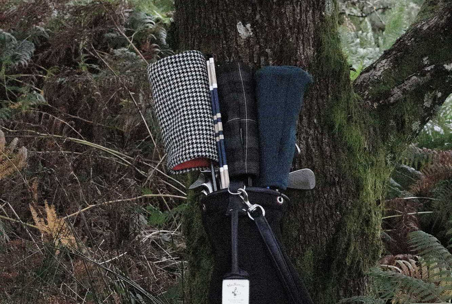 Black Grouse Harris Tweed Headcover