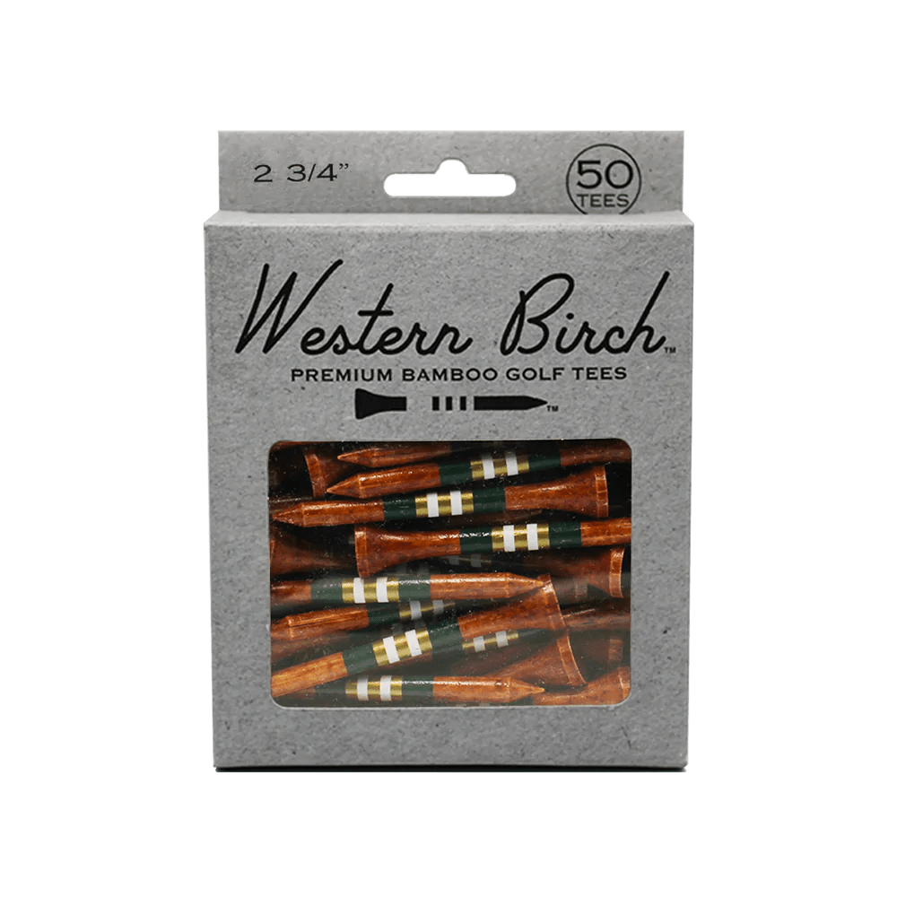 Western Birch x Fyfe Premium Bamboo Golf Tees - Continental - Fyfe Golf